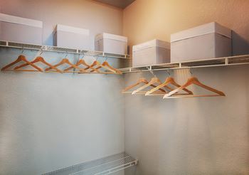 Oversized walk-in closets